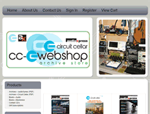 Tablet Screenshot of cc-webshop.com